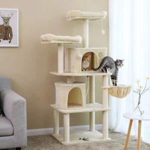 FEANDRA Arbre à chat colonne en sisal 