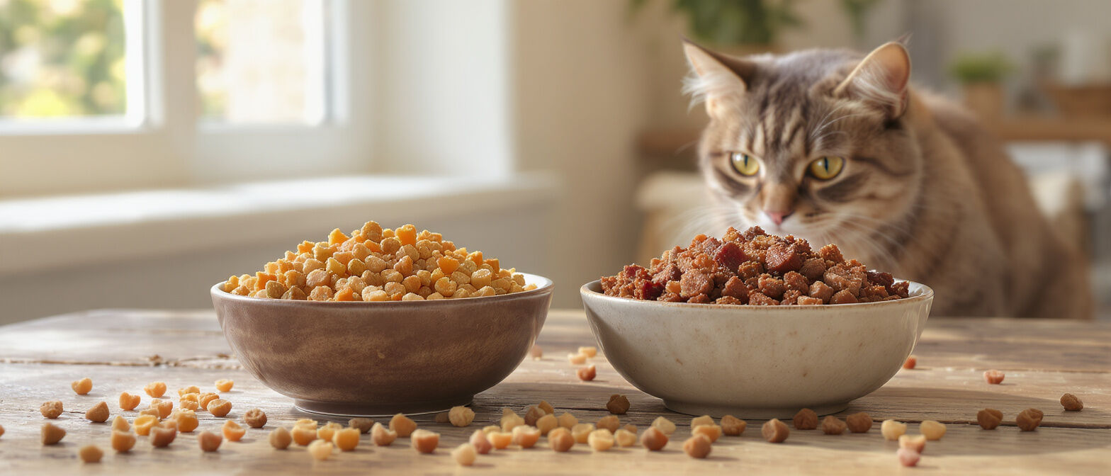 Découvrez les différences entre les croquettes avec ou sans céréales et leur impact sur la santé et l’alimentation de votre chat. Conseils pour choisir la meilleure option selon ses besoins.